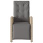 vidaXL Gartensessel mit Fußteil 2 Stk. Verstellbar Poly Rattan vidaXL Gartensessel mit Fußteil 2 Stk. Verstellbar Poly Rattan
