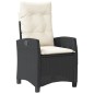 vidaXL 7-tlg. Garten-Essgruppe mit Kissen Schwarz Poly Rattan vidaXL 7-tlg. Garten-Essgruppe mit Kissen Schwarz Poly Rattan