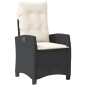 vidaXL 7-tlg. Garten-Essgruppe mit Kissen Schwarz Poly Rattan vidaXL 7-tlg. Garten-Essgruppe mit Kissen Schwarz Poly Rattan
