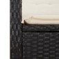 vidaXL 7-tlg. Garten-Essgruppe mit Kissen Schwarz Poly Rattan vidaXL 7-tlg. Garten-Essgruppe mit Kissen Schwarz Poly Rattan