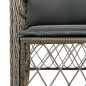vidaXL 7-tlg. Garten-Essgruppe mit Kissen Grau Poly Rattan vidaXL 7-tlg. Garten-Essgruppe mit Kissen Grau Poly Rattan