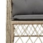 vidaXL 5-tlg. Garten-Essgruppe mit Kissen Beigemischung Poly Rattan vidaXL 5-tlg. Garten-Essgruppe mit Kissen Beigemischung Poly Rattan