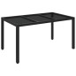 vidaXL 5-tlg. Garten-Essgruppe mit Kissen Schwarz Poly Rattan vidaXL 5-tlg. Garten-Essgruppe mit Kissen Schwarz Poly Rattan