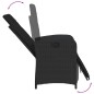 vidaXL 5-tlg. Garten-Essgruppe mit Kissen Schwarz Poly Rattan vidaXL 5-tlg. Garten-Essgruppe mit Kissen Schwarz Poly Rattan