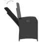 vidaXL 7-tlg. Garten-Essgruppe mit Kissen Schwarz Poly Rattan vidaXL 7-tlg. Garten-Essgruppe mit Kissen Schwarz Poly Rattan