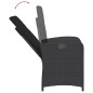 vidaXL 5-tlg. Garten-Essgruppe mit Kissen Schwarz Poly Rattan vidaXL 5-tlg. Garten-Essgruppe mit Kissen Schwarz Poly Rattan