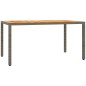 vidaXL 7-tlg. Garten-Essgruppe mit Kissen Grau Poly Rattan vidaXL 7-tlg. Garten-Essgruppe mit Kissen Grau Poly Rattan