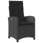 vidaXL 7-tlg. Garten-Essgruppe mit Kissen Schwarz Poly Rattan vidaXL 7-tlg. Garten-Essgruppe mit Kissen Schwarz Poly Rattan