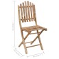 Klappbare Gartenstühle 2 Stk. mit Kissen Bambus Klappbare Gartenstühle 2 Stk. mit Kissen Bambus