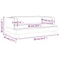 vidaXL Kindersofa Rosa 80x45x30 cm Samt vidaXL Kindersofa Rosa 80x45x30 cm Samt