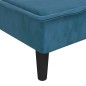 vidaXL Schlafsofa in L-Form Blau 255x140x70 cm Samt vidaXL Schlafsofa in L-Form Blau 255x140x70 cm Samt