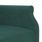 vidaXL Schlafsofa in L-Form Dunkelgrün 271x140x70 cm Samt vidaXL Schlafsofa in L-Form Dunkelgrün 271x140x70 cm Samt