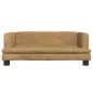 vidaXL Hundebett Braun 80x45x30 cm Samt vidaXL Hundebett Braun 80x45x30 cm Samt