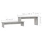 vidaXL TV-Schrank Betongrau 180x30x43 cm Holzwerkstoff vidaXL TV-Schrank Betongrau 180x30x43 cm Holzwerkstoff