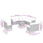 vidaXL 12-tlg. Garten-Sofagarnitur mit Kissen Beige Poly Rattan vidaXL 12-tlg. Garten-Sofagarnitur mit Kissen Beige Poly Rattan