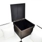 vidaXL 4-tlg. Garten-Lounge-Set mit Auflagen Poly Rattan Braun vidaXL 4-tlg. Garten-Lounge-Set mit Auflagen Poly Rattan Braun