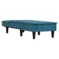 vidaXL Chaiselongue Blau Samt vidaXL Chaiselongue Blau Samt