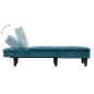 vidaXL Chaiselongue Blau Samt vidaXL Chaiselongue Blau Samt