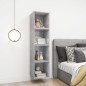 vidaXL Wandschrank Betongrau 37x37x37 cm Holzwerkstoff vidaXL Wandschrank Betongrau 37x37x37 cm Holzwerkstoff