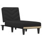 vidaXL Chaiselongue Schwarz Stoff vidaXL Chaiselongue Schwarz Stoff