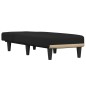 vidaXL Chaiselongue Schwarz Stoff vidaXL Chaiselongue Schwarz Stoff