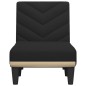 vidaXL Chaiselongue Schwarz Stoff vidaXL Chaiselongue Schwarz Stoff