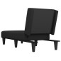 vidaXL Chaiselongue Schwarz Stoff vidaXL Chaiselongue Schwarz Stoff