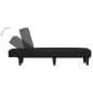 vidaXL Chaiselongue Schwarz Stoff vidaXL Chaiselongue Schwarz Stoff