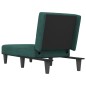 vidaXL Chaiselongue Dunkelgrün Samt vidaXL Chaiselongue Dunkelgrün Samt