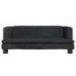 vidaXL Hundebett Schwarz 80x45x30 cm Samt vidaXL Hundebett Schwarz 80x45x30 cm Samt