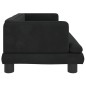 vidaXL Hundebett Schwarz 80x45x30 cm Samt vidaXL Hundebett Schwarz 80x45x30 cm Samt