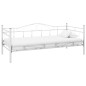 vidaXL Tagesbett-Rahmen Weiß Metall 90×200 cm vidaXL Tagesbett-Rahmen Weiß Metall 90×200 cm