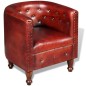 vidaXL Clubsessel Braun Echtleder vidaXL Clubsessel Braun Echtleder