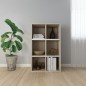 vidaXL Bücherregal/Sideboard Weiß und Sonoma-Eiche 66x30x98 cm vidaXL Bücherregal/Sideboard Weiß und Sonoma-Eiche 66x30x98 cm