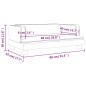 vidaXL Kindersofa Braun 80x45x30 cm Samt vidaXL Kindersofa Braun 80x45x30 cm Samt