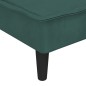 vidaXL Schlafsofa in L-Form Dunkelgrün 255x140x70 cm Samt vidaXL Schlafsofa in L-Form Dunkelgrün 255x140x70 cm Samt