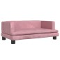 vidaXL Hundebett Rosa 80x45x30 cm Samt vidaXL Hundebett Rosa 80x45x30 cm Samt