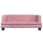 vidaXL Hundebett Rosa 80x45x30 cm Samt vidaXL Hundebett Rosa 80x45x30 cm Samt