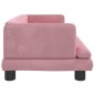 vidaXL Hundebett Rosa 80x45x30 cm Samt vidaXL Hundebett Rosa 80x45x30 cm Samt