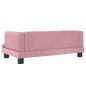 vidaXL Hundebett Rosa 80x45x30 cm Samt vidaXL Hundebett Rosa 80x45x30 cm Samt