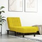 vidaXL Chaiselongue Gelb Samt vidaXL Chaiselongue Gelb Samt