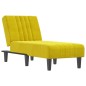 vidaXL Chaiselongue Gelb Samt vidaXL Chaiselongue Gelb Samt