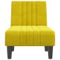 vidaXL Chaiselongue Gelb Samt vidaXL Chaiselongue Gelb Samt