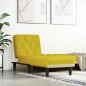 vidaXL Chaiselongue Gelb Samt vidaXL Chaiselongue Gelb Samt