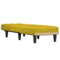 vidaXL Chaiselongue Gelb Samt vidaXL Chaiselongue Gelb Samt