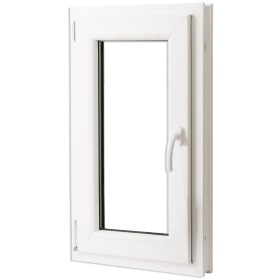 Dreifach Verglast PVC Drehkippfenster+Griff (rechte Seite) 600x1000mm