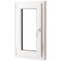 Dreifach Verglast PVC Drehkippfenster+Griff (rechte Seite) 600x1000mm Dreifach Verglast PVC Drehkippfenster+Griff (rechte Seite) 600x1000mm