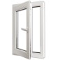 Dreifach Verglast PVC Drehkippfenster+Griff (rechte Seite) 600x1000mm Dreifach Verglast PVC Drehkippfenster+Griff (rechte Seite) 600x1000mm