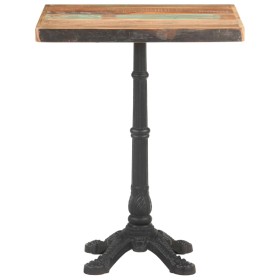 vidaXL Bistrotisch 60x60x76 cm Altholz Massiv  