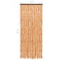 vidaXL Insektenschutz-Vorhang Ocker und Weiß 56x185 cm Chenille vidaXL Insektenschutz-Vorhang Ocker und Weiß 56x185 cm Chenille